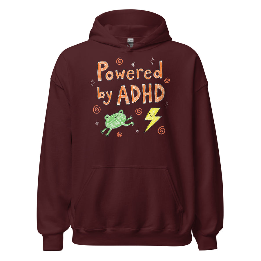 Powered By ADHD Hoodie Orbital Clothing