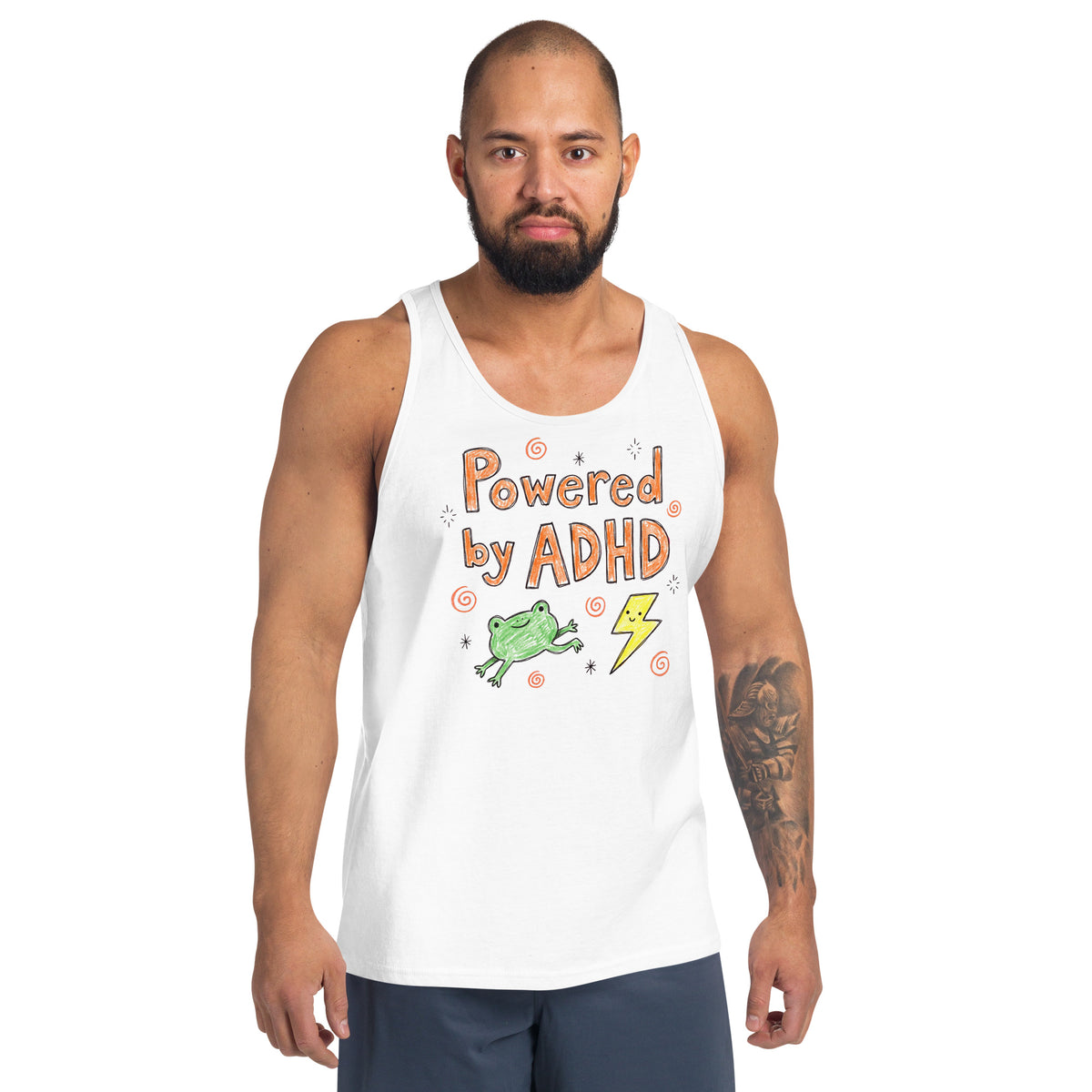Powered By ADHD Tank Top Orbital Clothing