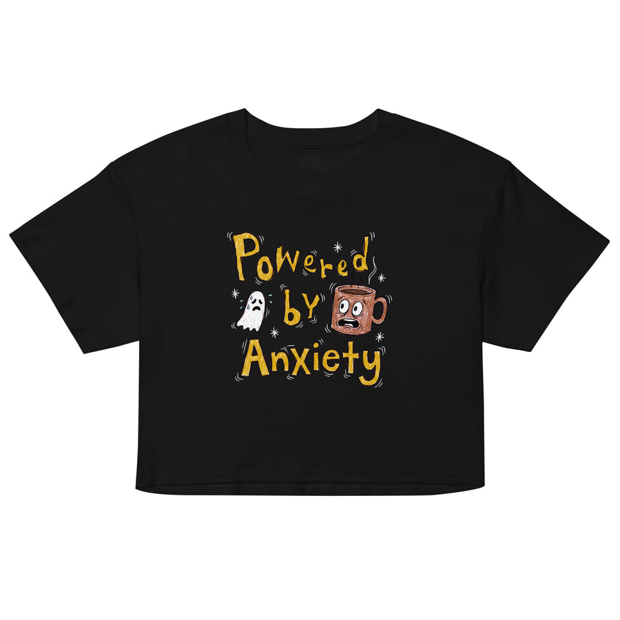 Powered By Anxiety Women’s crop top Orbital Clothing