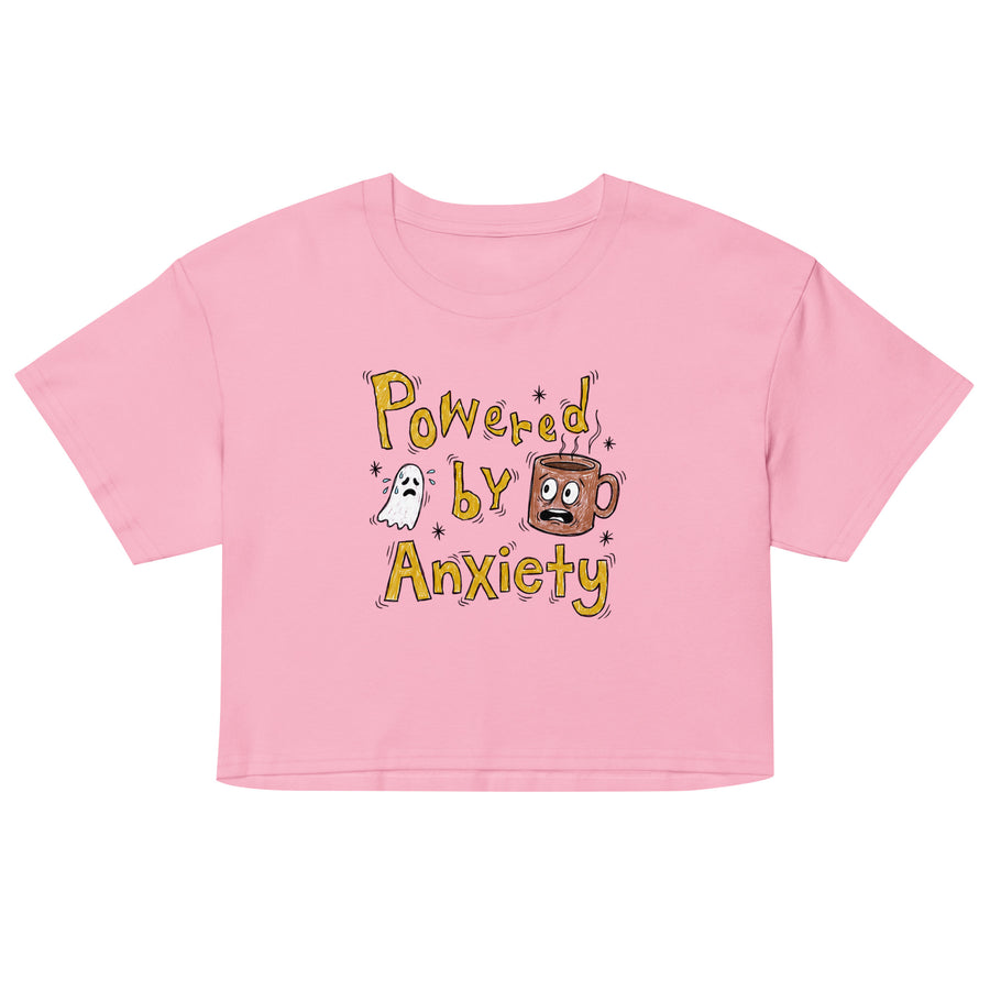Powered By Anxiety Women’s crop top Orbital Clothing