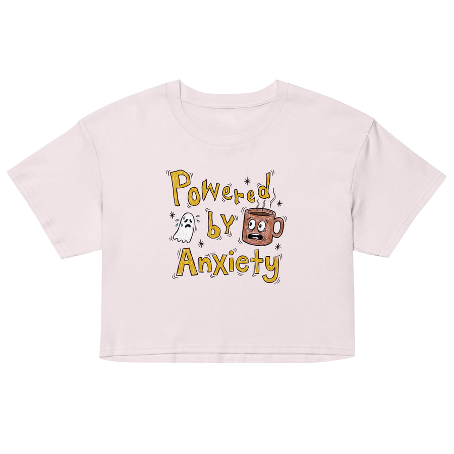 Powered By Anxiety Women’s crop top Orbital Clothing
