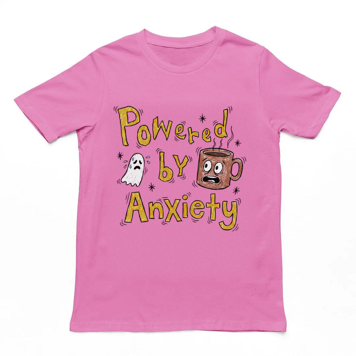 Powered By Anxiety T-Shirt Orbital Clothing