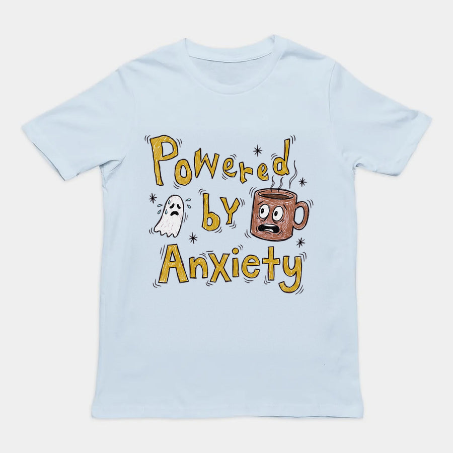 Powered By Anxiety T-Shirt Orbital Clothing