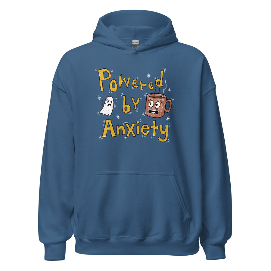 Powered By Anxiety Hoodie Orbital Clothing