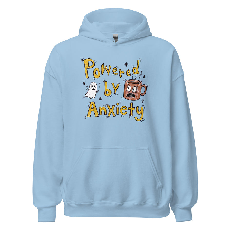 Powered By Anxiety Hoodie Orbital Clothing