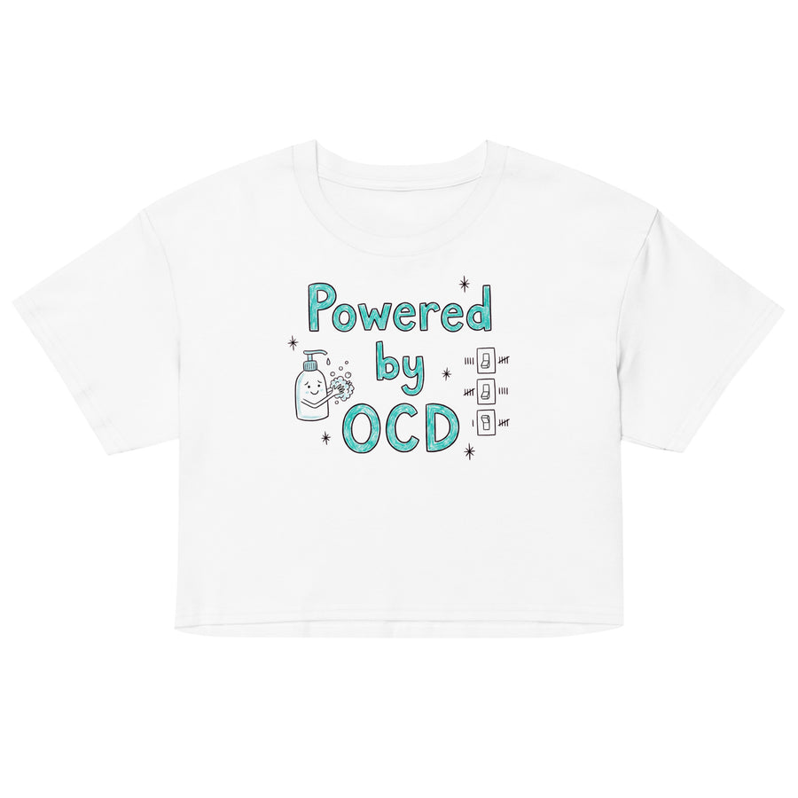 Powered By OCD Women’s crop top Orbital Clothing