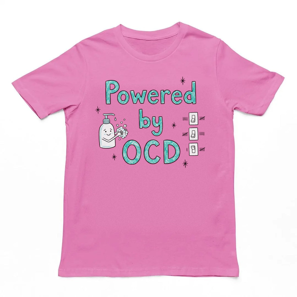 Powered By OCD T-Shirt Orbital Clothing