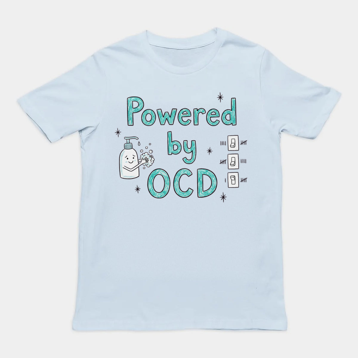 Powered By OCD T-Shirt Orbital Clothing