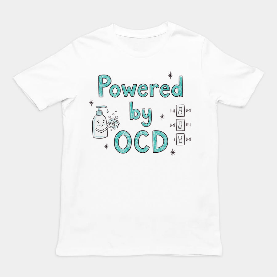 Powered By OCD T-Shirt Orbital Clothing