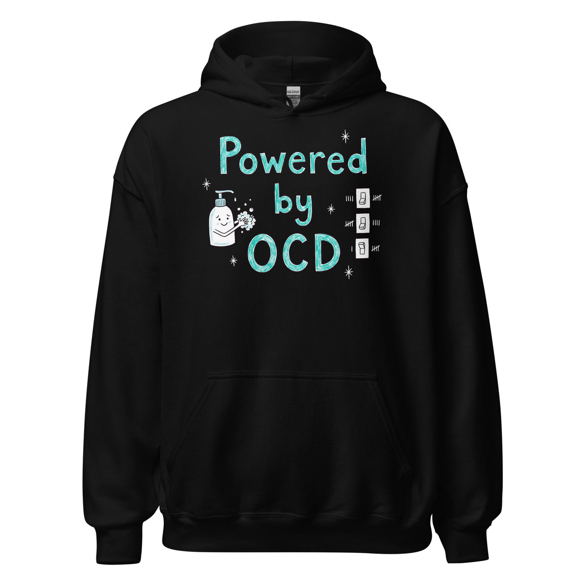 Powered By OCD Hoodie Orbital Clothing