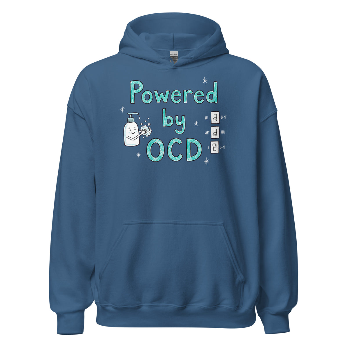 Powered By OCD Hoodie Orbital Clothing