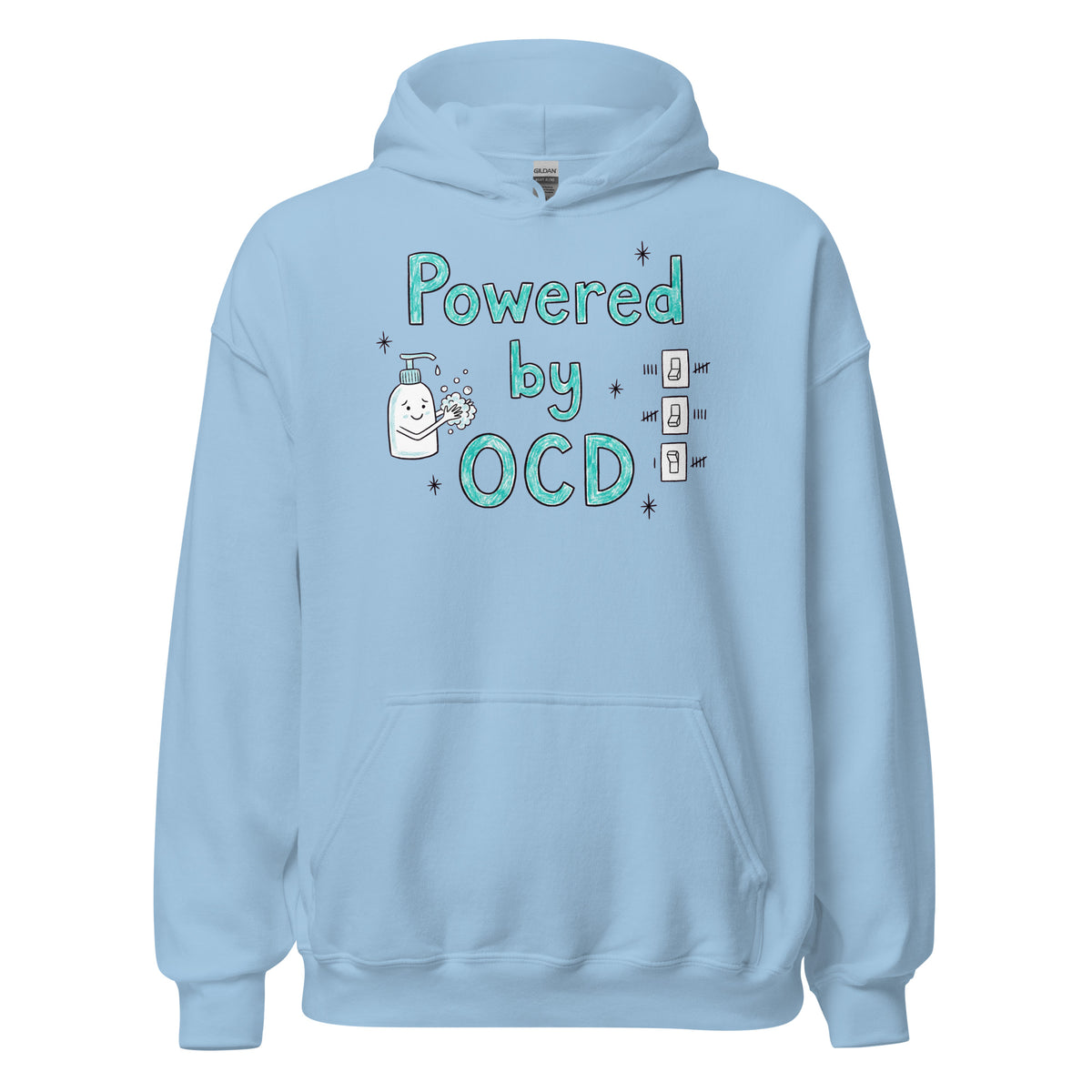 Powered By OCD Hoodie Orbital Clothing