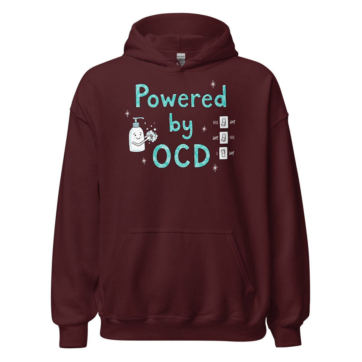 Powered By OCD Hoodie Orbital Clothing