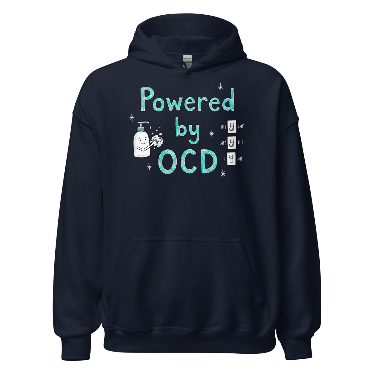 Powered By OCD Hoodie Orbital Clothing