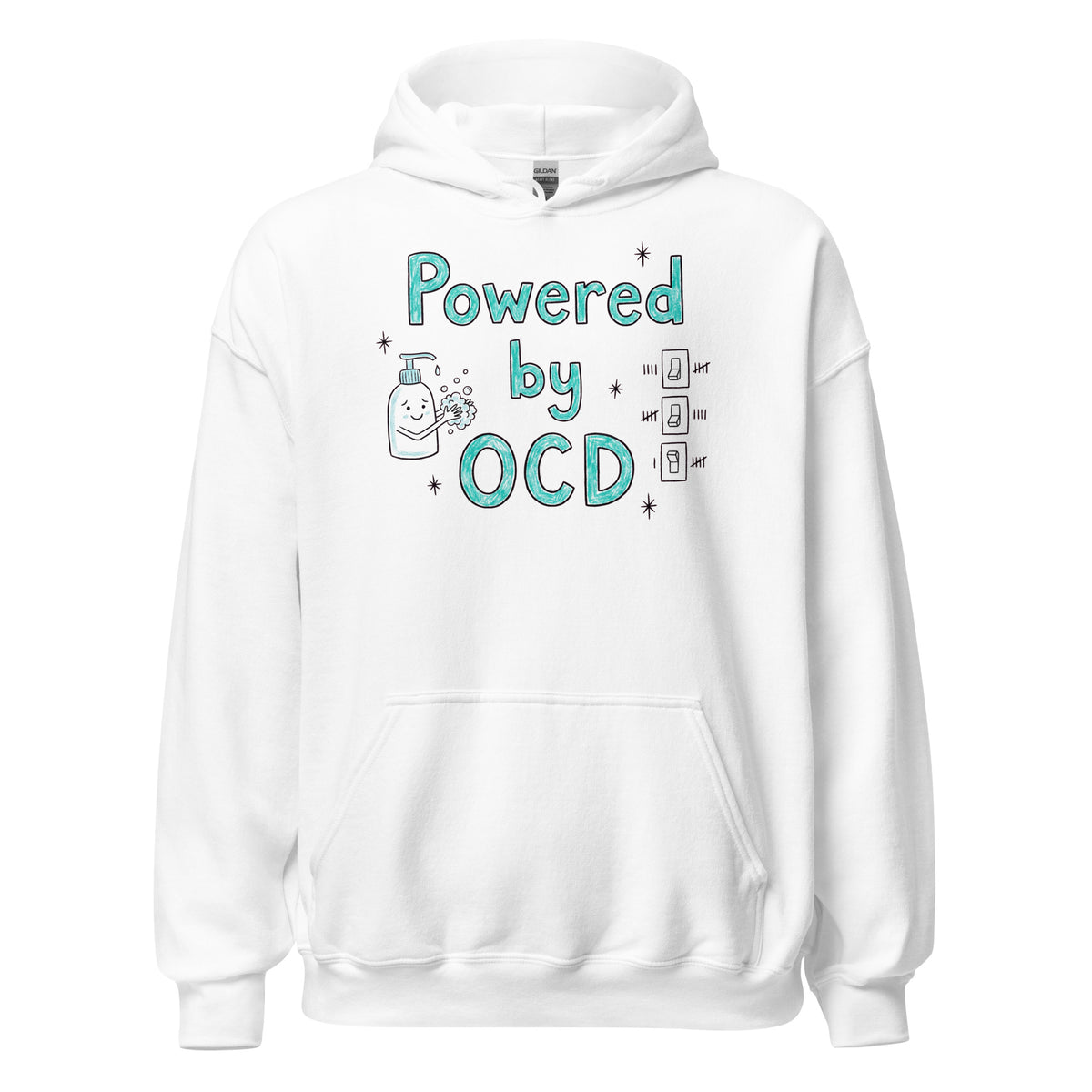 Powered By OCD Hoodie Orbital Clothing