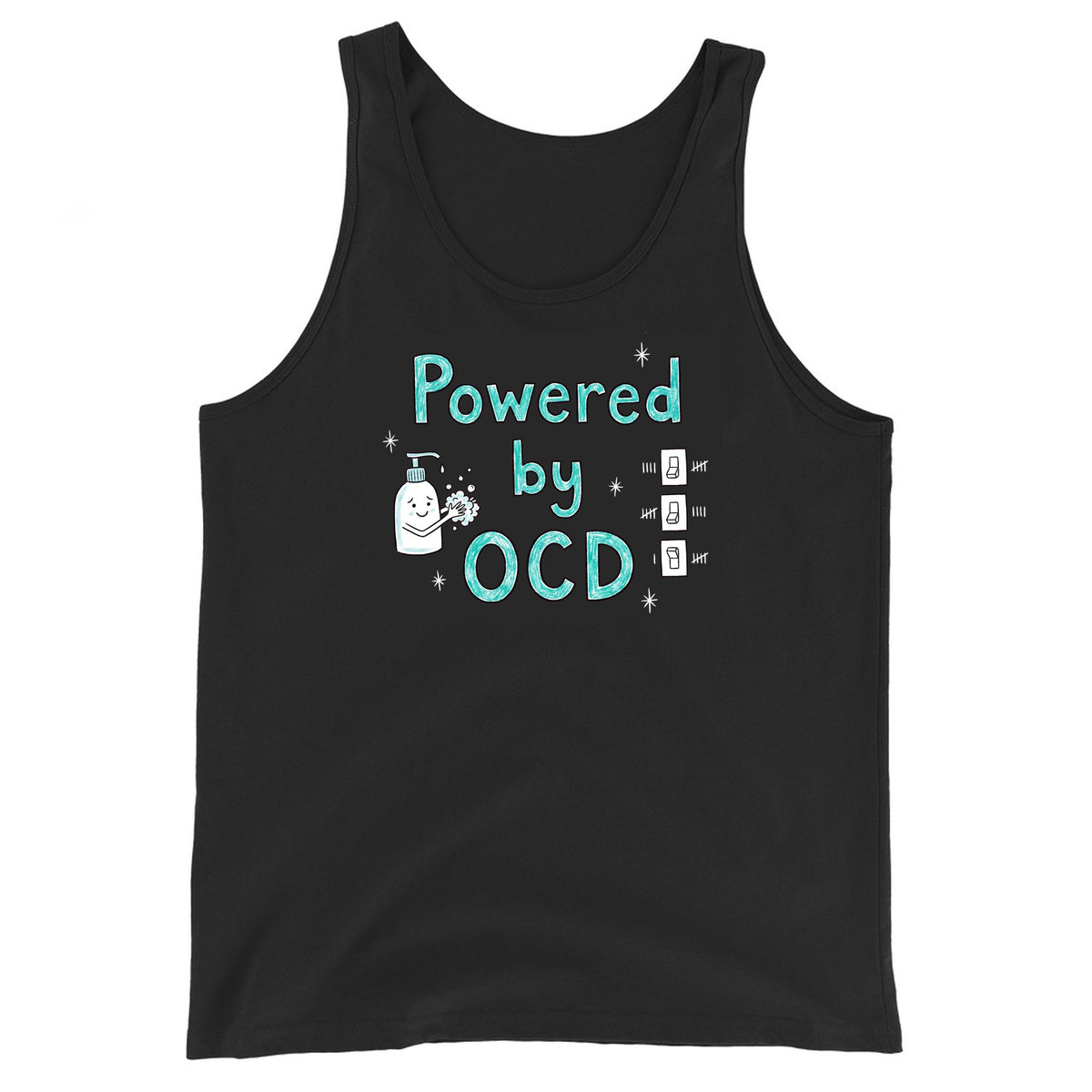 Powered By OCD Tank Top Orbital Clothing