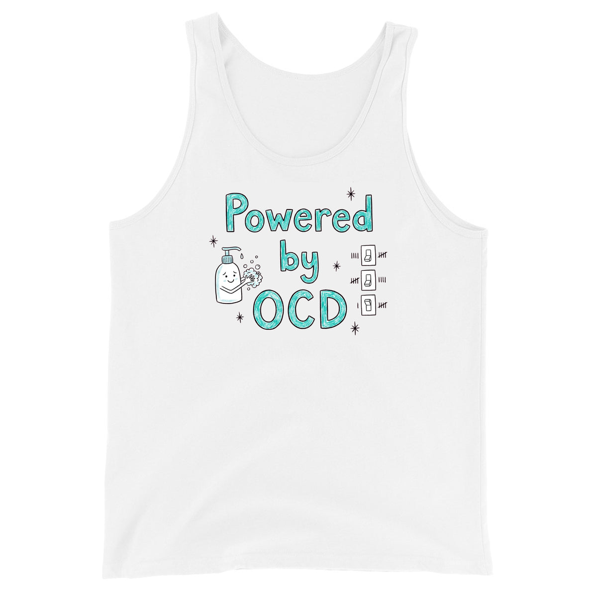 Powered By OCD Tank Top Orbital Clothing