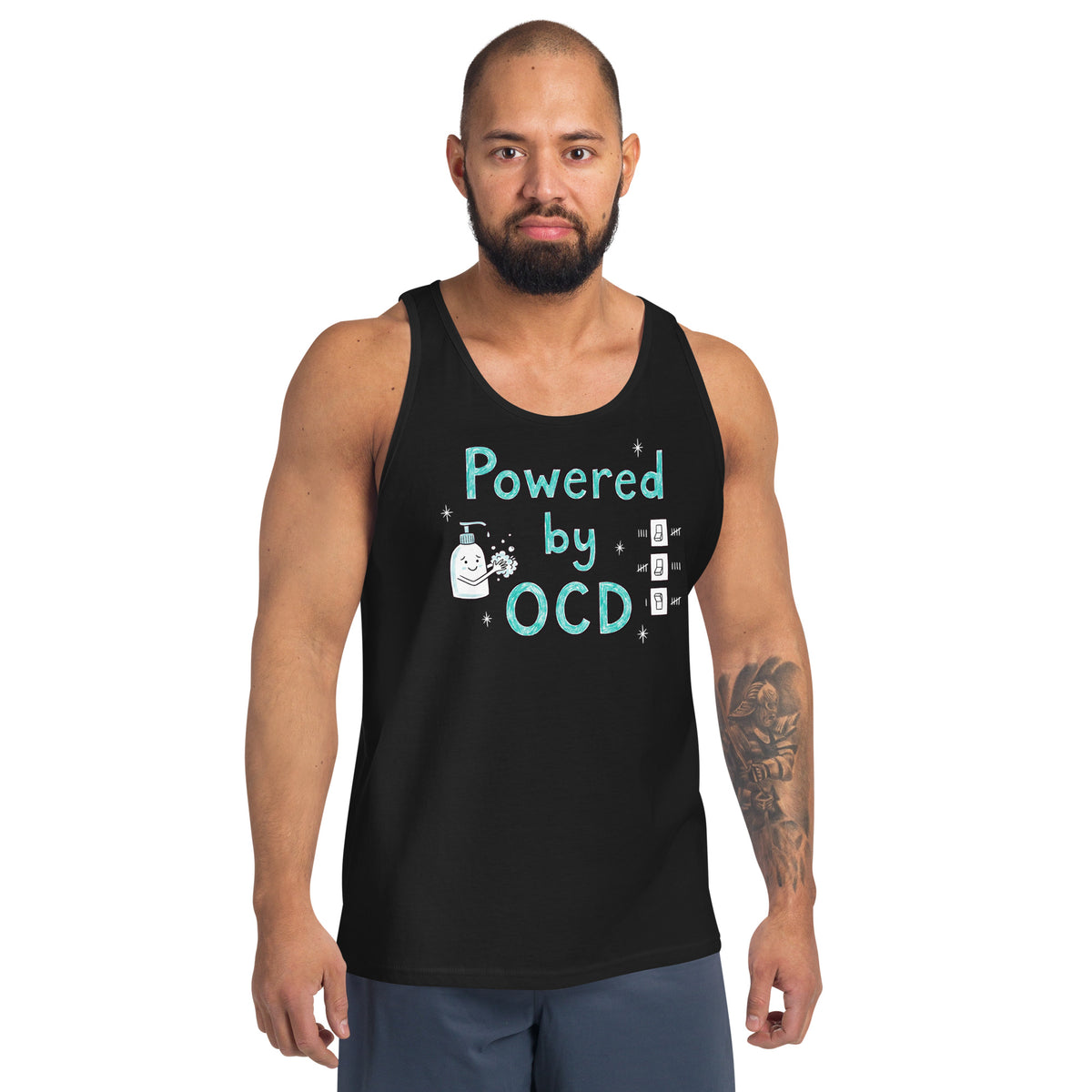 Powered By OCD Tank Top Orbital Clothing