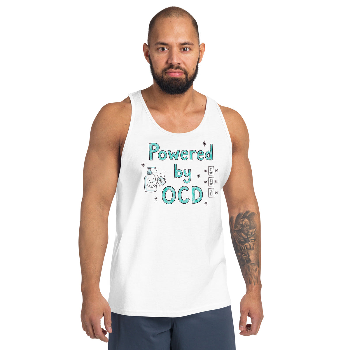 Powered By OCD Tank Top Orbital Clothing