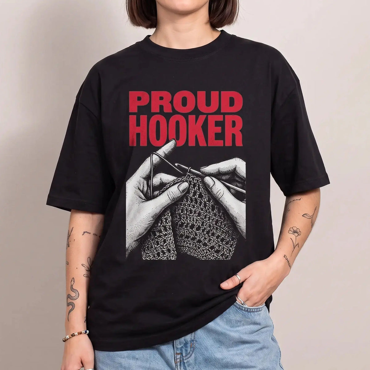 Proud Hooker T-Shirt - Orbital Clothing