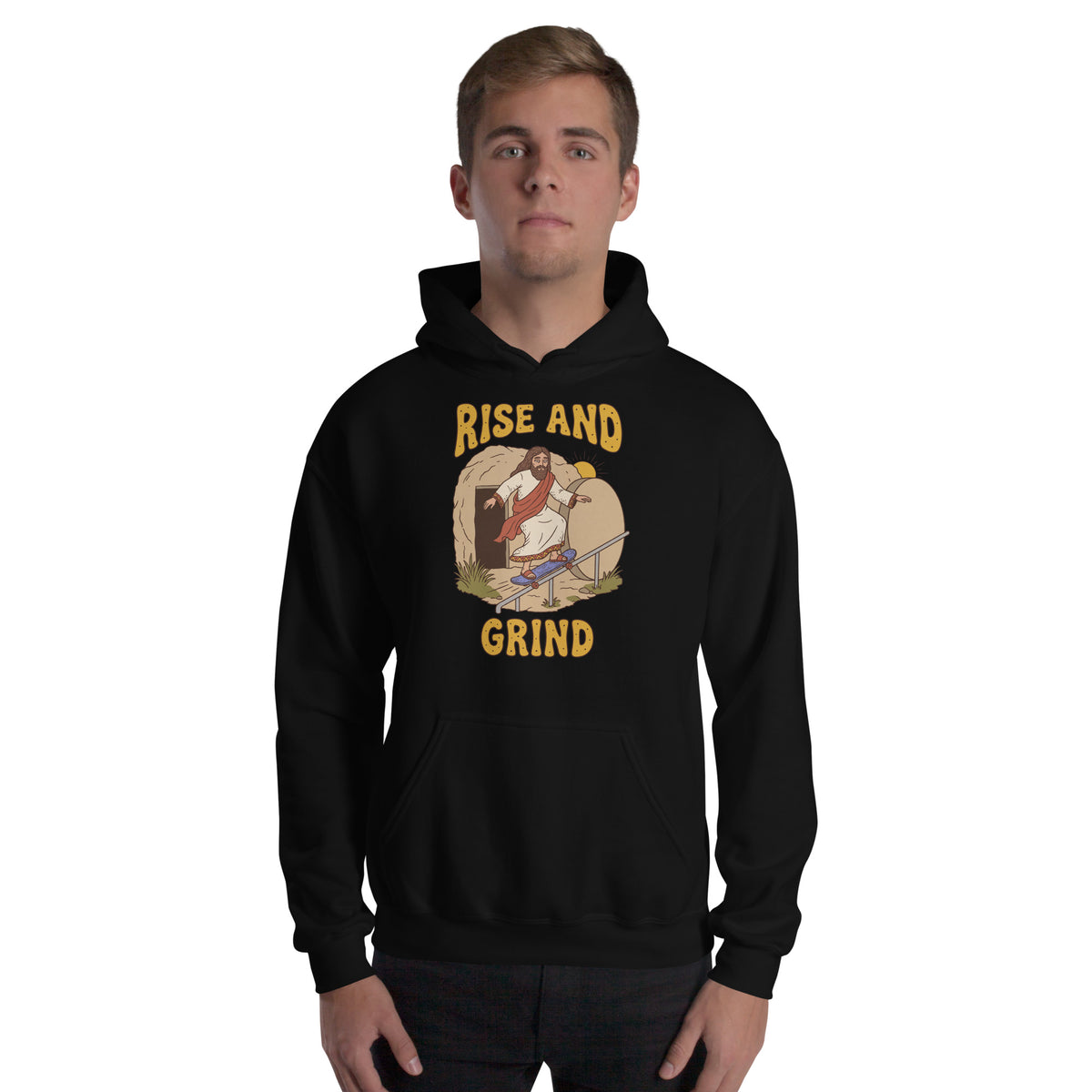 Rise And Grind Hoodie Orbital Clothing