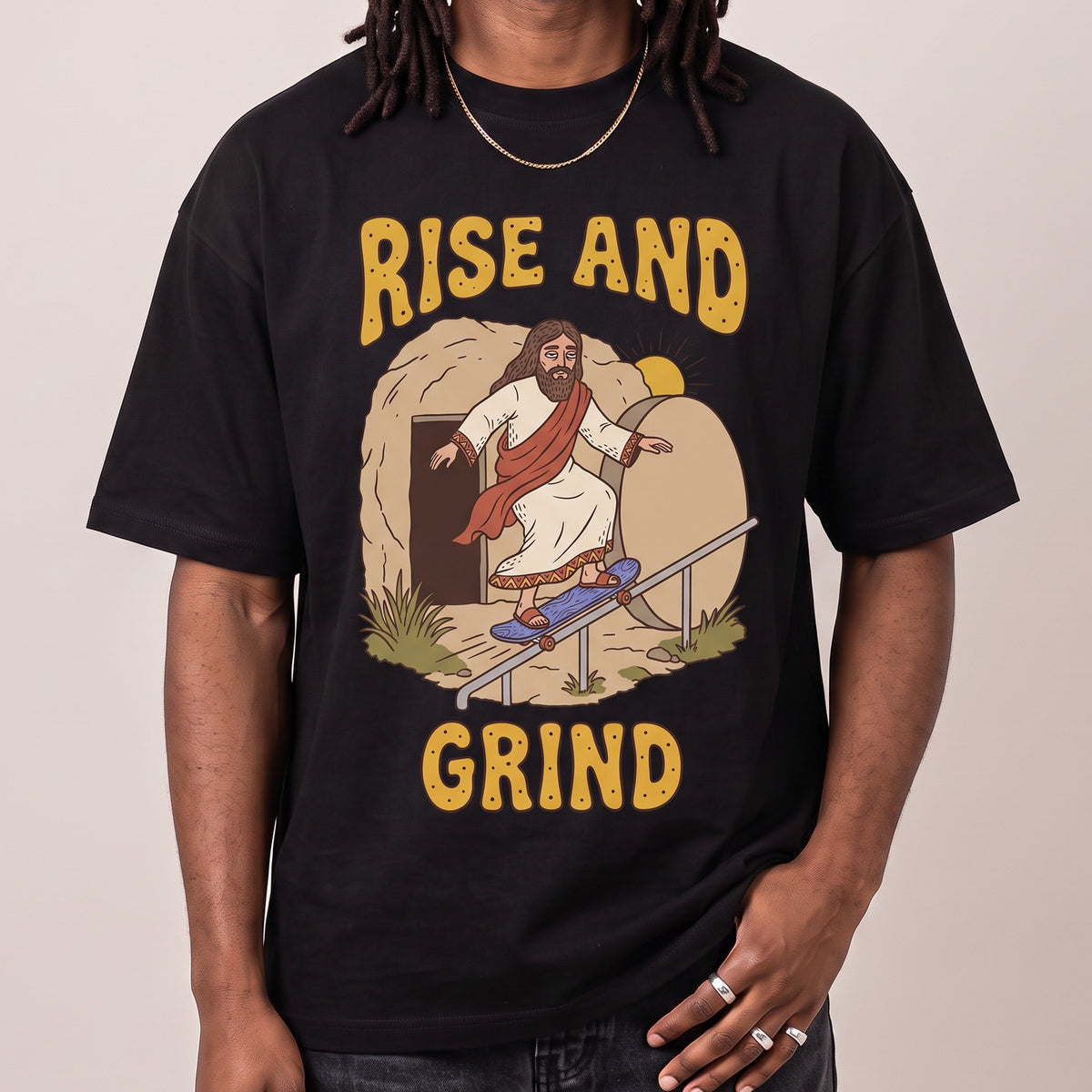 Rise And Grind T-Shirt - Orbital Clothing