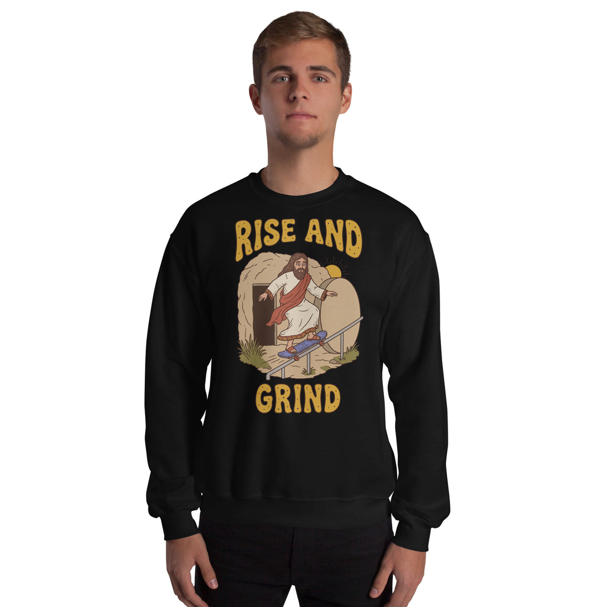 Rise And Grind Sweatshirt Orbital Clothing
