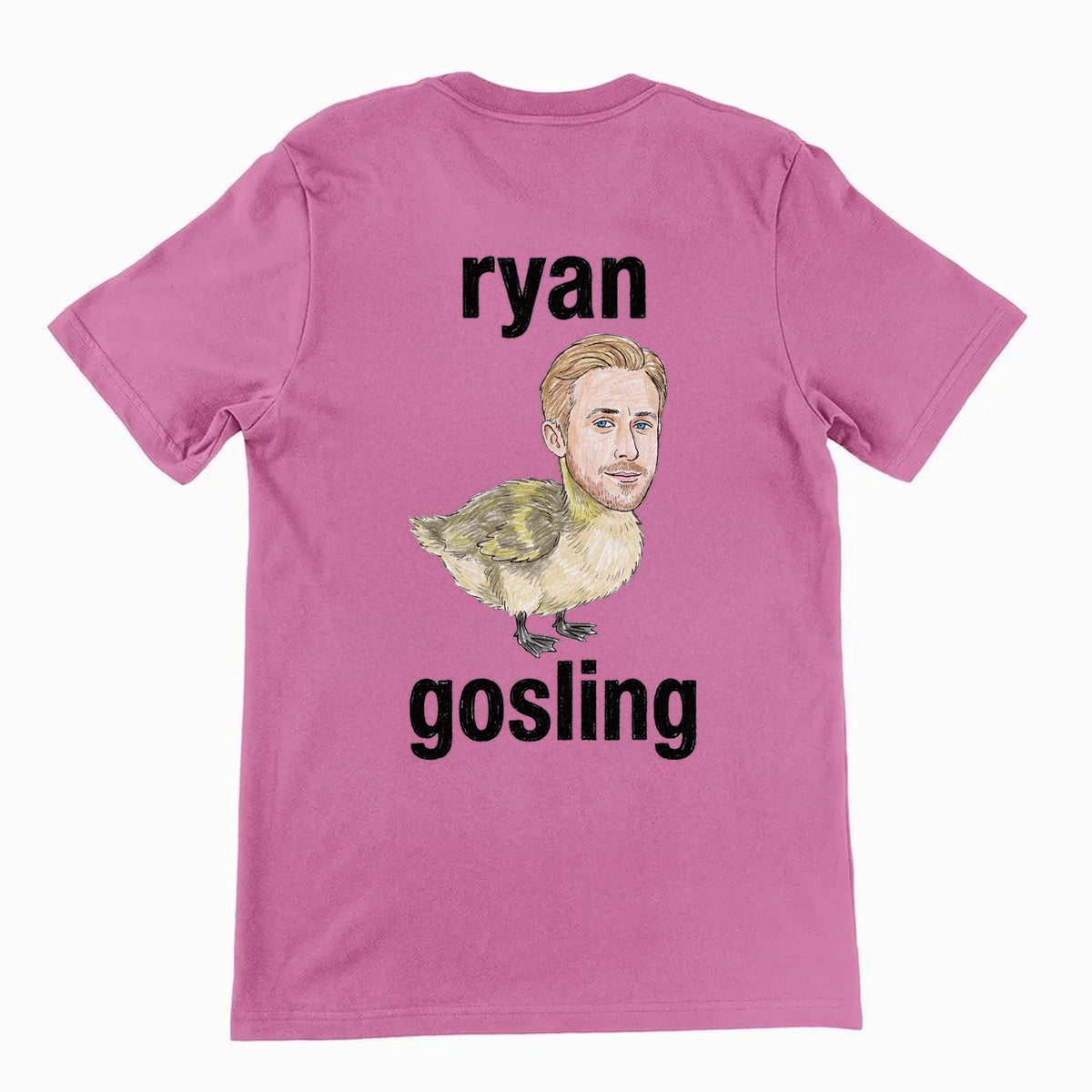 Ryan Gosling T-Shirt (backprint) Orbital Clothing