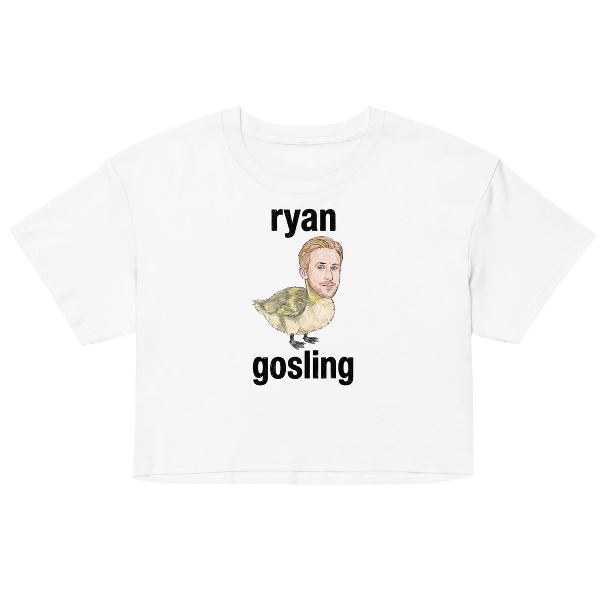 Ryan Gosling Women’s crop top Orbital Clothing