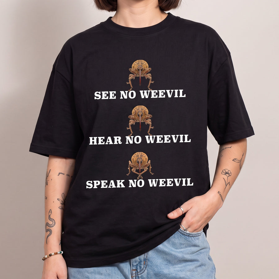 See No Weevil T-Shirt - Orbital Clothing
