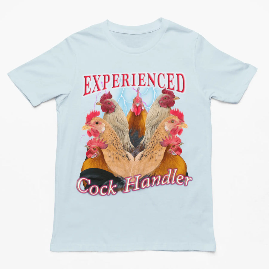 Experienced Cock Handler (OG design) t-shirt - Orbital Clothing