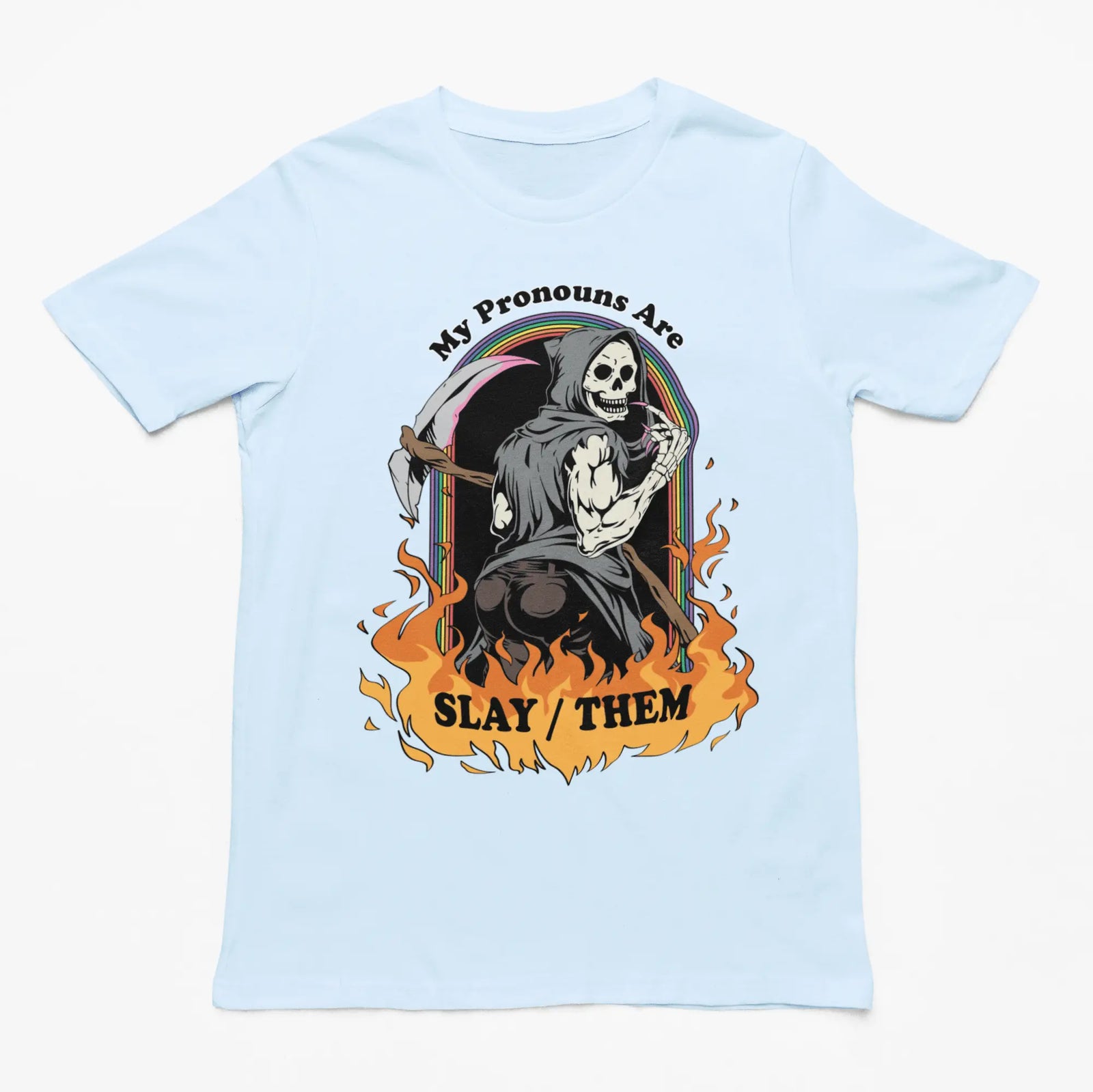 My Pronouns are Slay / Them Cartoon t-shirt - Orbital Clothing