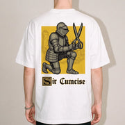 Sir Cumcise (Handdrawn) T-Shirt (backprint)