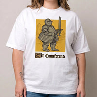 Sir Cumference (Fat Knight) T-shirt - Wit / S