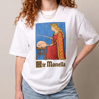 Sir Monella T-Shirt - White / S