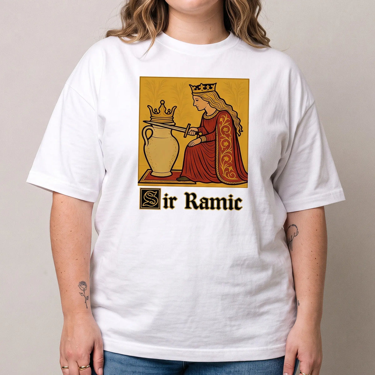 Sir Ramic Handdrawn Funny T-Shirt - Orbital Clothing