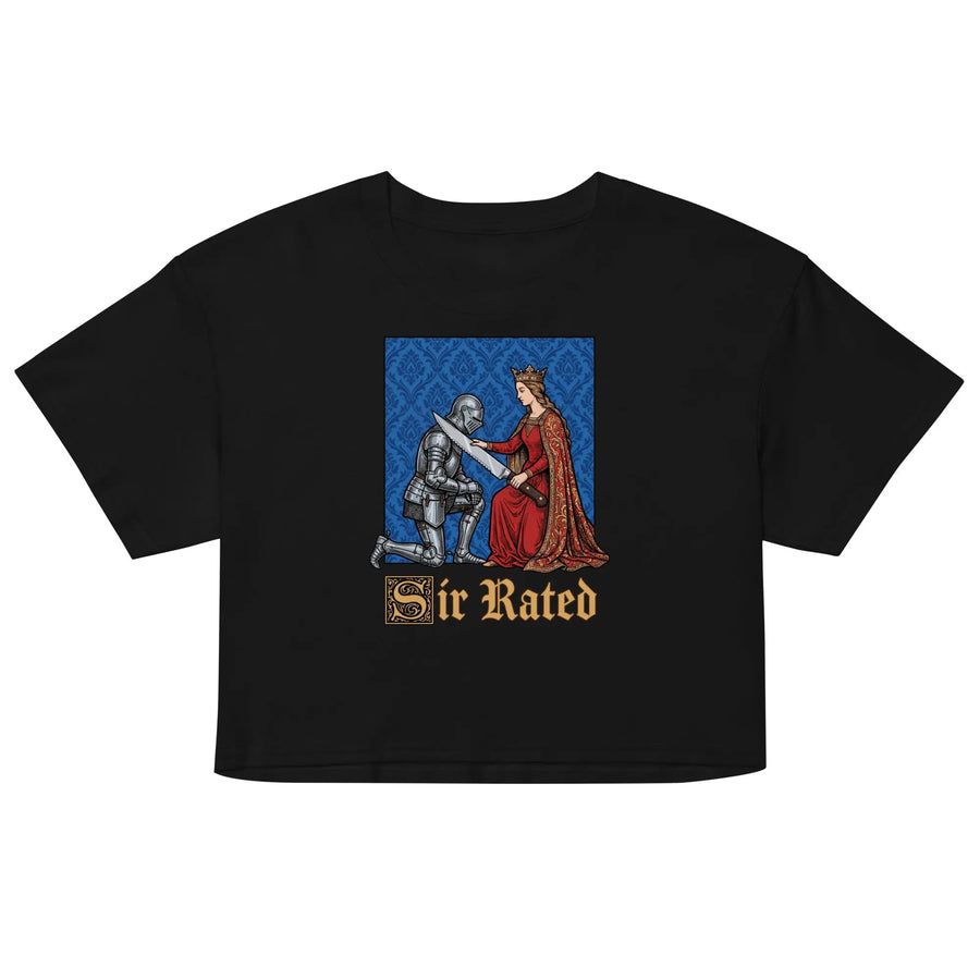 Sir Rated Women’s crop top Orbital Clothing