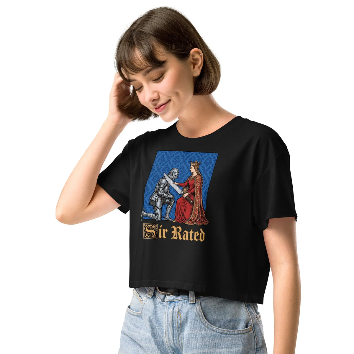 Sir Rated Women’s crop top Orbital Clothing
