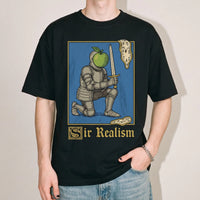 Sir Realisme T-shirt - Zwart / S