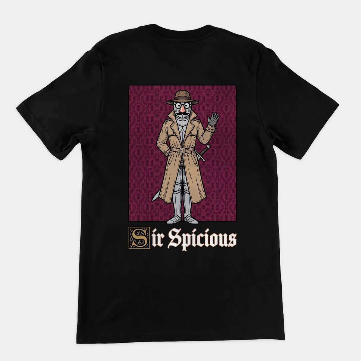 Sir Spicious T-Shirt (backprint) Orbital Clothing