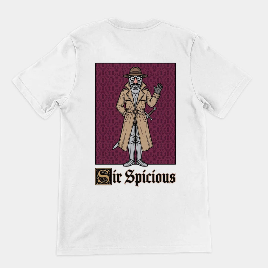 Sir Spicious T-Shirt (backprint) Orbital Clothing