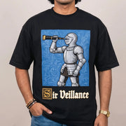 Sir Veillance handgezeichnetes lustiges T-Shirt