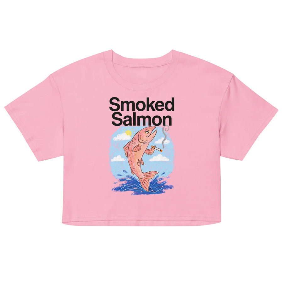 Smoked Salmon Women’s crop top Orbital Clothing
