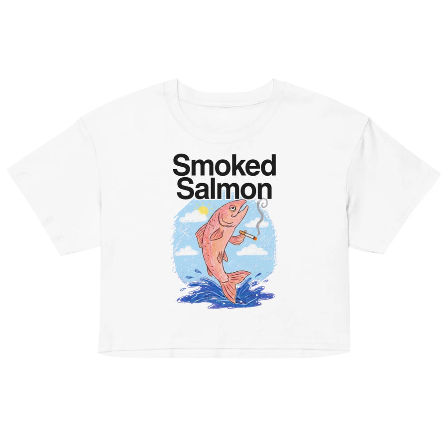 Smoked Salmon Women’s crop top Orbital Clothing