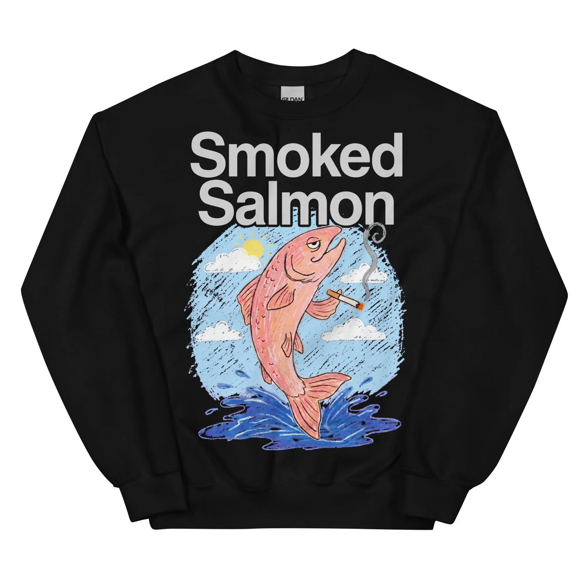 Smoked Salmon Sweatshirt Orbital Clothing