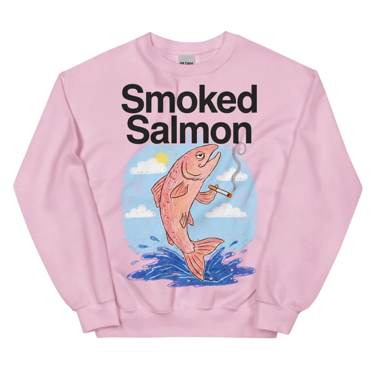 Smoked Salmon Sweatshirt Orbital Clothing