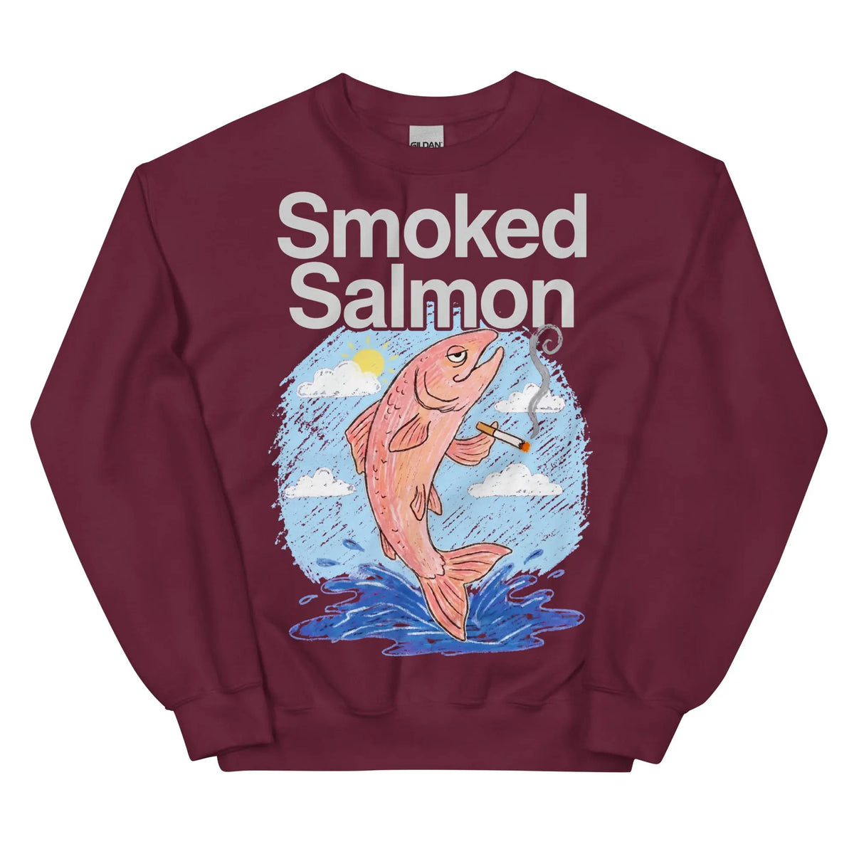 Smoked Salmon Sweatshirt Orbital Clothing