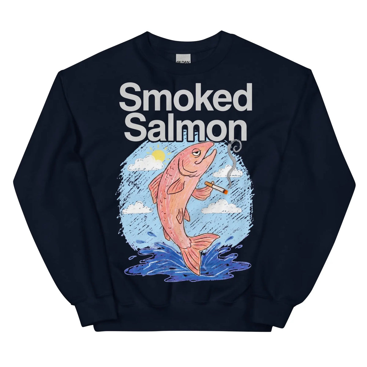 Smoked Salmon Sweatshirt Orbital Clothing