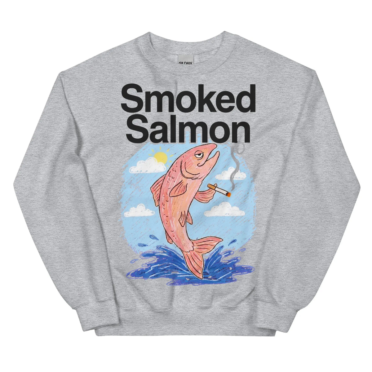Smoked Salmon Sweatshirt Orbital Clothing