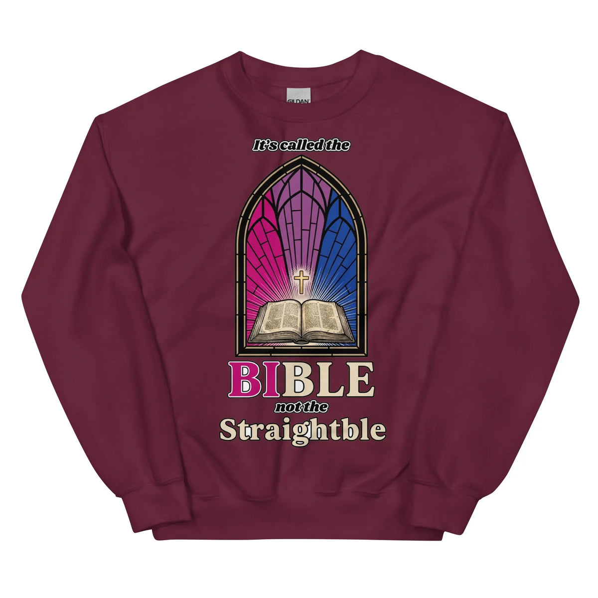 It's called the Bible not the Straightble Sweatshirt Orbital Clothing